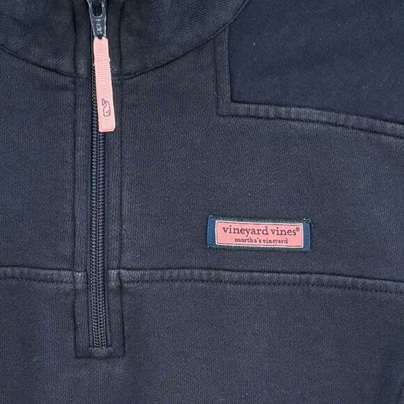 Vineyard Vines 1/4 Zip Pullover Sweatshirt Blue Small - Picture 5 of 7